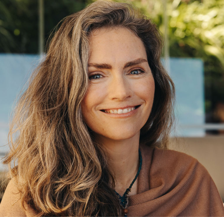 mishawaka woman modeling microneedling results